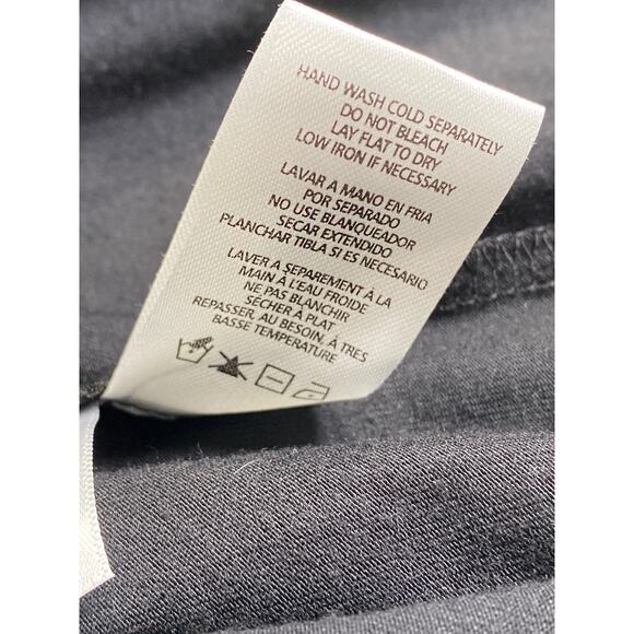 Calvin Klein Swimwear Black Crochet Trim Cover Up Dress Sz L/XL Pockets Resort - Picture 12 of 13